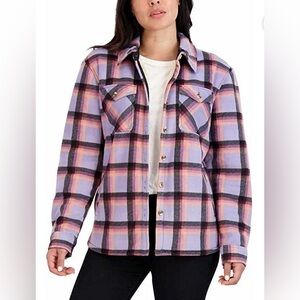 SAGE Collective Sherpa Lined Shirt Jacket